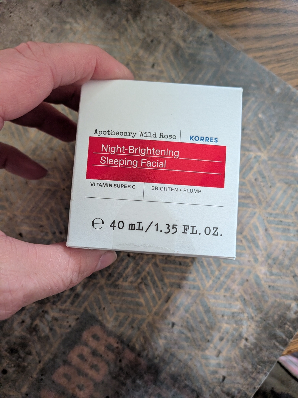 Korres Night-Brightening Sleeping Facial - White & Red Box